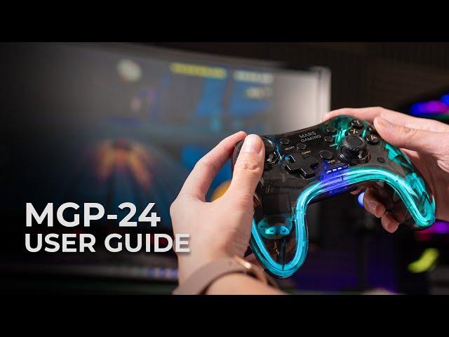 How to Connect and Configure the MGP-24 Gamepad: User Guide | Mars Gaming