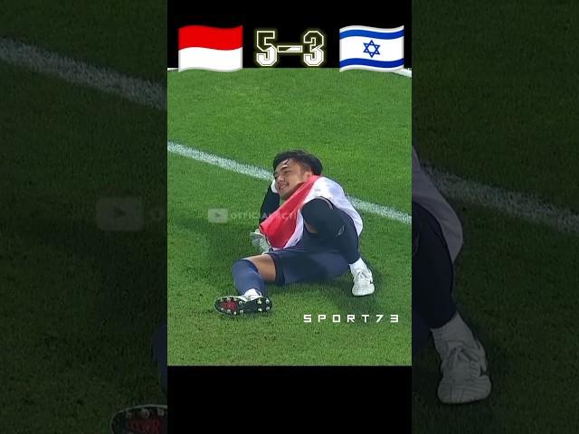 Indonesia VS Israel Pinalty Kick #shorts#football#indonesia