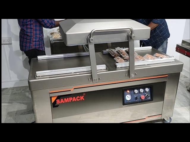 Double chamber Vacuum packaging machine,  Commercial Vacuum Packing machine for Bulk production