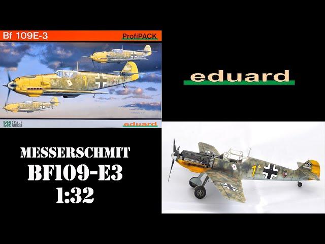 1:32 Eduard BF109 E3 Profipack Full Build