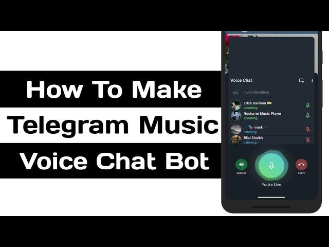 How To Make Telegram Music Voice Chat Bot on Zeet.co