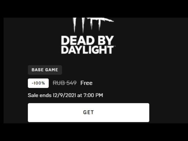 Free Dbd in 40 sec... Free Dead by Daylight in Epic Games