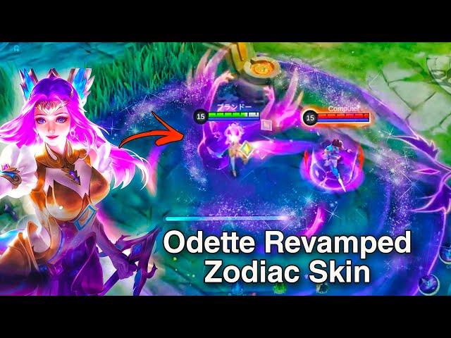 ODETTE REVAMPED VIRGO VS OLD Skill Effects!MLBB Comparison