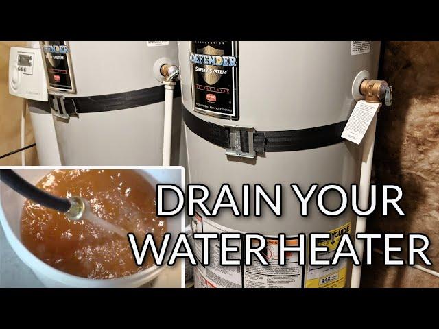 How to Drain your Hot Water Heater & Remove Sediment