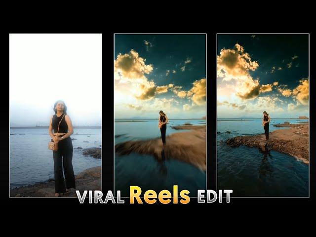 Instagram Trending Zoom Out Reels Editing Tutorial | CapCut App Sky Change Video Editing