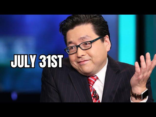 Tom Lee Hints At Something Big Coming Soon..