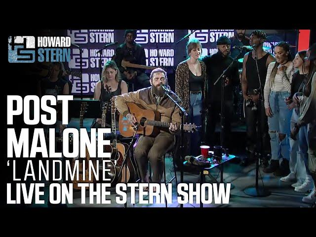 Post Malone “Landmine” Live on the Stern Show