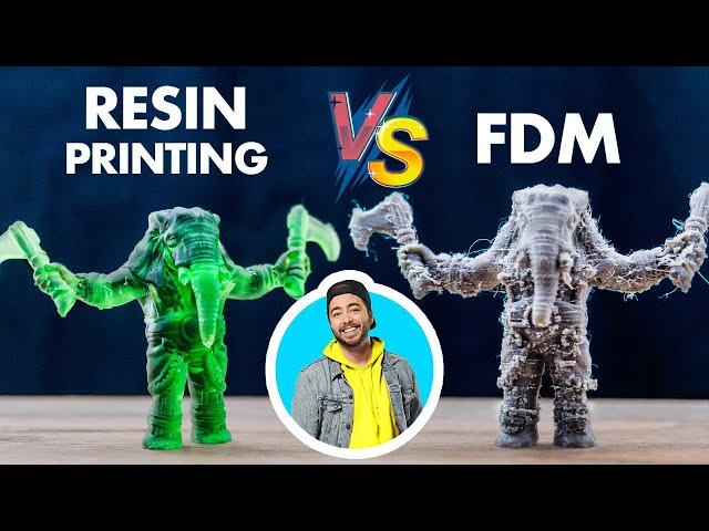 RESIN PRINTING VS FILAMENT PRINTING | WHICH IS BETTER?