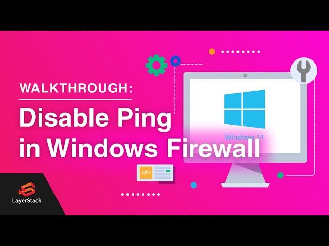 How to disable Ping (ICMP Echo Requests) in Windows Firewall on Windows 2022 Cloud Server