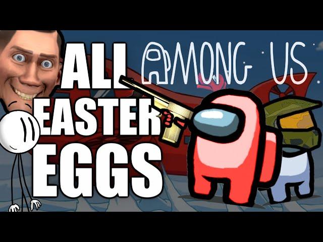 AMONG US: AIRSHIP All Easter Eggs And Secrets