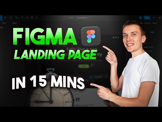Figma Tutorial For Beginners 2024 | Web Design of Landing Page