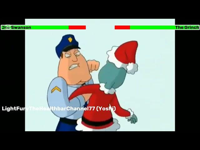 Joe Swanson vs. The Grinch with healthbars