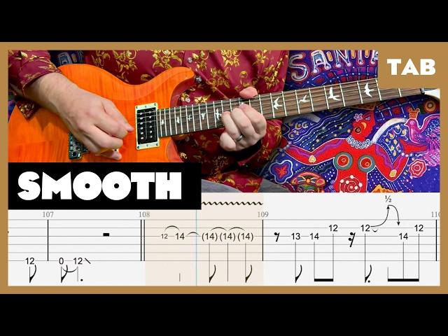 Santana ft. Rob Thomas - Smooth - Guitar Tab | Lesson | Cover | Tutorial