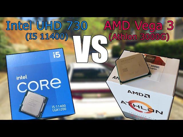 Intel UHD 730 Vs AMD Vega 3 - Can The Athlon 3000G Beat an I5 When Gaming With Integrated Graphics?