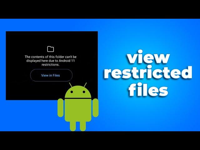 How to Fix Android Restrictions in File Manager (2024) (easy and simple)