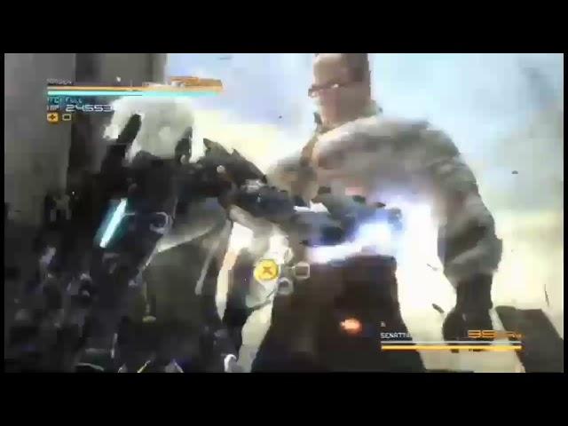 Raiden punching Armstrong 5x speed meme (Standing here i realize)