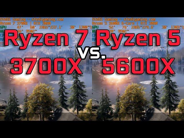 Ryzen 7 3700X vs. Ryzen 5 5600X Gaming Comparison With RTX 3080