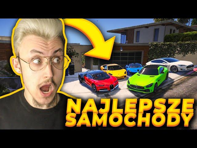 ZDOBYŁEM NAJLEPSZE AUTA w GTA V! - GTA V NA MODACH #19