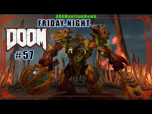 Doom 4 (2016) - Friday Night DOOM #000 057 | Ultra-Violence – Hell Guards (Boss Fight) #doom #gaming