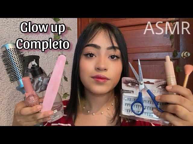 ASMR cambio de look completo 🫢 Cabello, Uñas, Accesorios, Maquillaje 