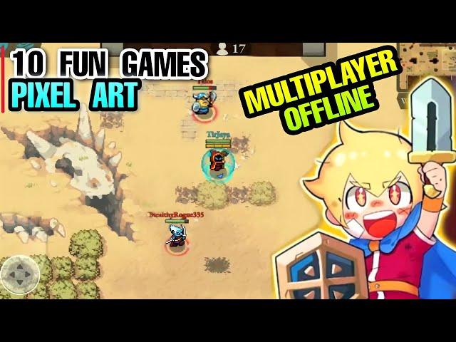 Top 10 FUN PIXEL ART games Android OFFLINE & MULTIPLAYER FUN Pixel Art Games for Android & iOS