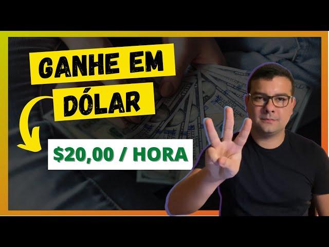 COMO GANHAR DINHEIRO EM DÓLAR NA INTERNET - 3 FORMAS PASSO A PASSO