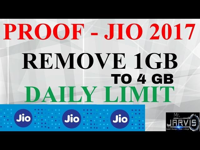 Remove JIO 1GB Daily Limit to 100GB Per Day with PROOF | Bypass Happy New Year OFFER Forever