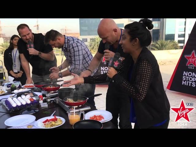 Team Rossi & Chef Manu Feildel and Team Priti & Chef Matt Moran Compete In an Ultimate Cook Off