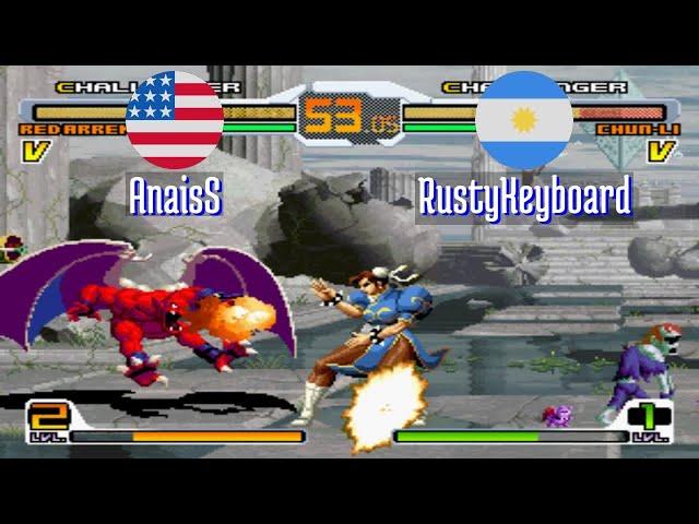 FT5 @svcsplus: AnaisS (US) vs RustyKeyboard (AR) [SNK vs Capcom svc Fightcade] Jun 22