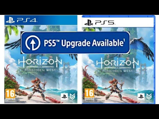 How to Free PS5 Upgrade Horizon Forbidden West with PS4 Disc