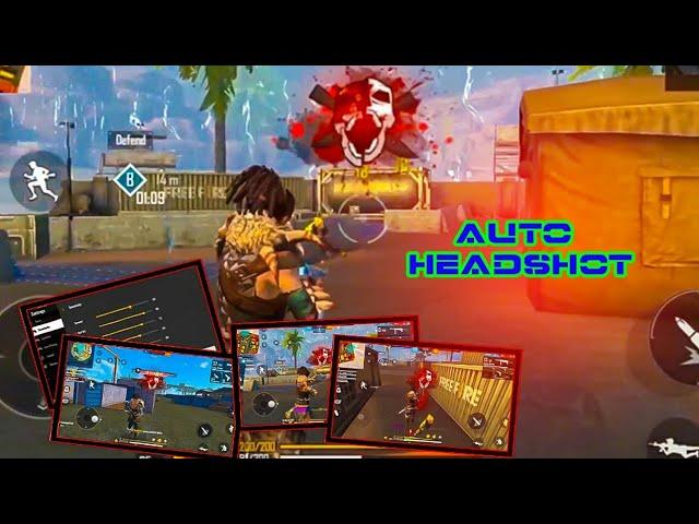 Free Fire Auto Headshot Tricks || Pro Player Sensitivity