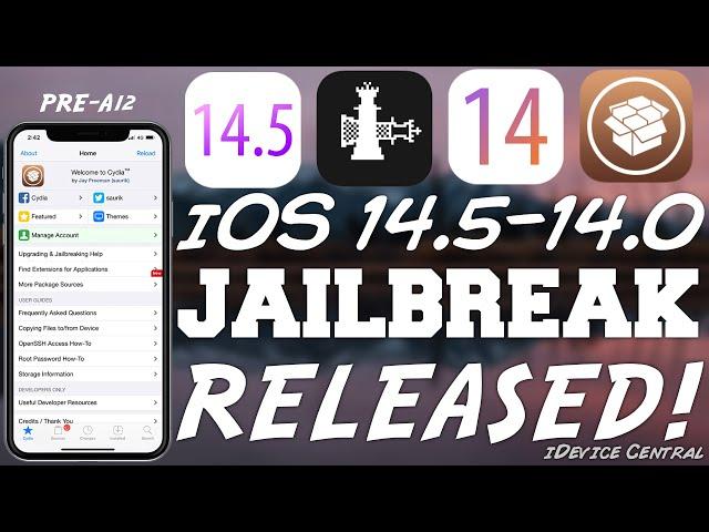 iOS 14.5 / 14.4.2 Jailbreak RELEASED (CheckRa1n) For All Pre-A12 Devices With Cydia & Tweaks Working