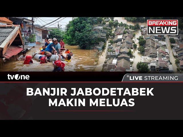 [BREAKING NEWS] Banjir Lumpuhkan Aktivitas Warga di Jabodetabek | tvOne