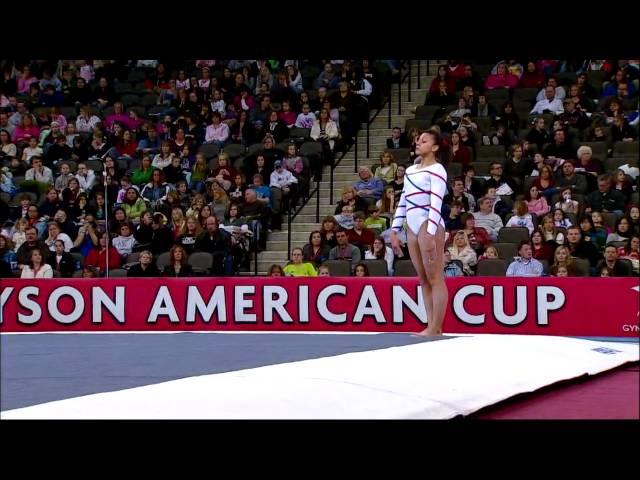 Rebecca Downie - Floor Exercise - 2009 Tyson American Cup -