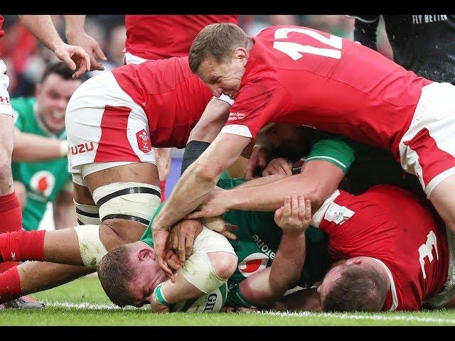 Tadhg Furlong shows his power to barrel over | Guinness Six Nations