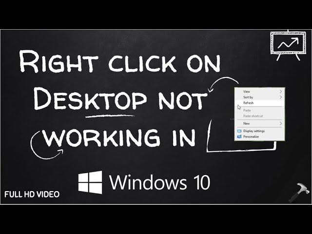 Solved: Right click on Desktop not working in Windows 10