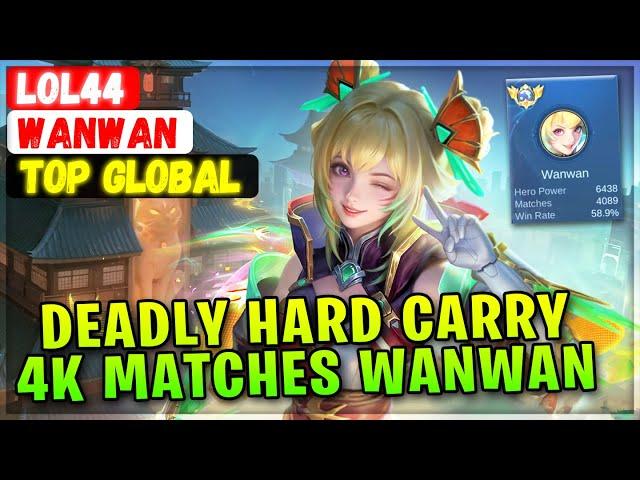 Deadly Hard Carry 4K Matches Wanwan [ Top Global Wanwan ] lol44 - Mobile Legends Emblem And Build