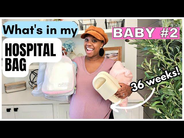 WHAT'S IN MY HOSPITAL BAG FOR BABY #2! What I actually use! Labor & Delivery