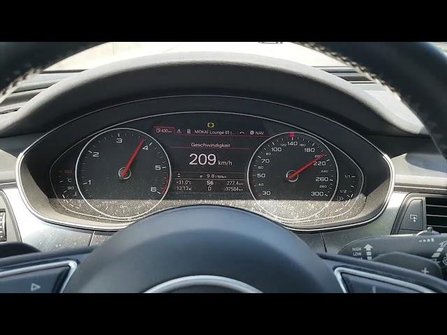 Audi A6 Avant 3.0 V6 TDI biturbo 320 PS Autobahn Beschleunigung acceleration vmax 252 kmh