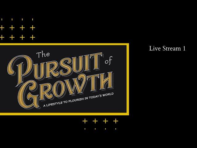 Live Chat 001 - The Pursuit of Growth