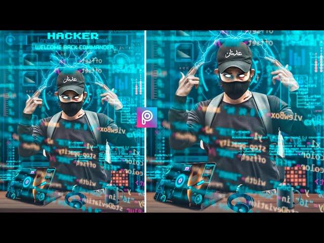 Hacker Photo Editing Tutorial In PicsArt || PicsArt Hacker Photo Editing ||