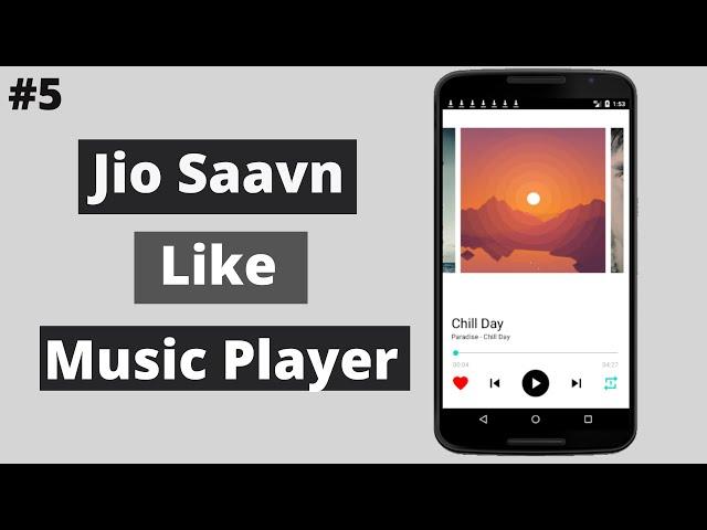 Jio Saavn Like Music Player | Play Song From Url | Firebase Url