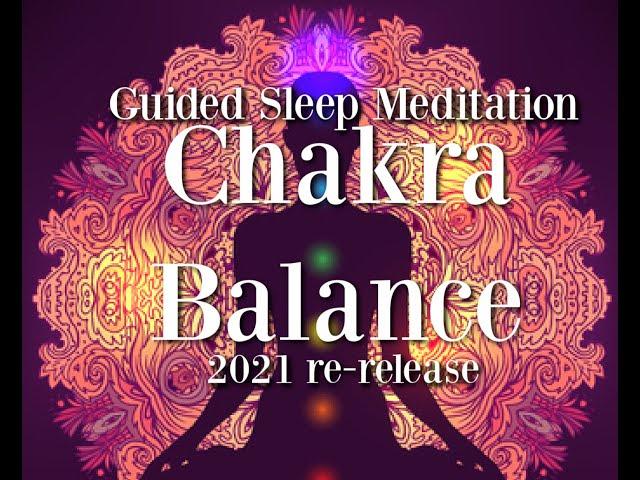 Chakra Balance with rain sounds ~ Hypnosis Sleep Talk Down female voice ~ Kim Carmen Walsh