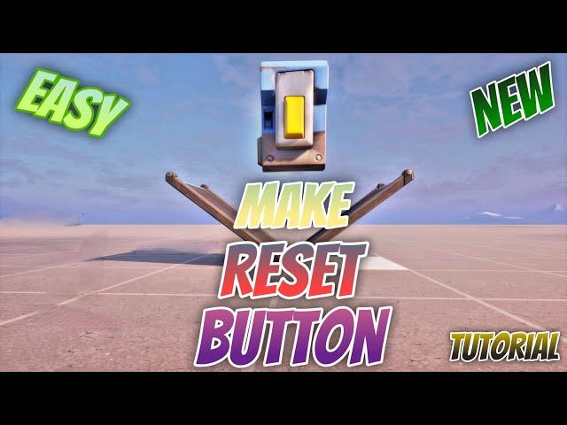 *NEW* How To Make a 1V1 Build's RESET BUTTON - Fortnite Build Reset Button [Chapter 2 Season 2]