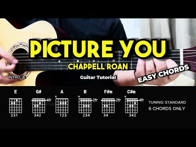 Picture You - Chappell Roan | Easy Guitar Tutorial For Beginners (CHORDS & LYRICS) #guitarlesson