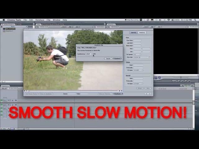 How to create SMOOTH SLOW MOTION inside Final Cut Pro!