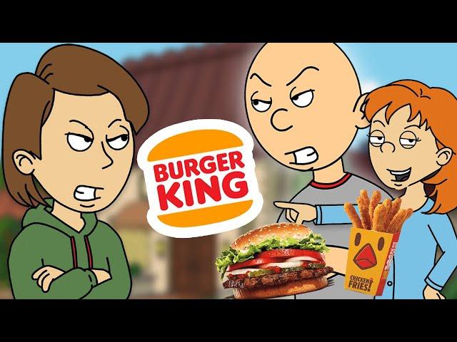 Classic Caillou And Rosie Misbehave At Burger King/Grounded