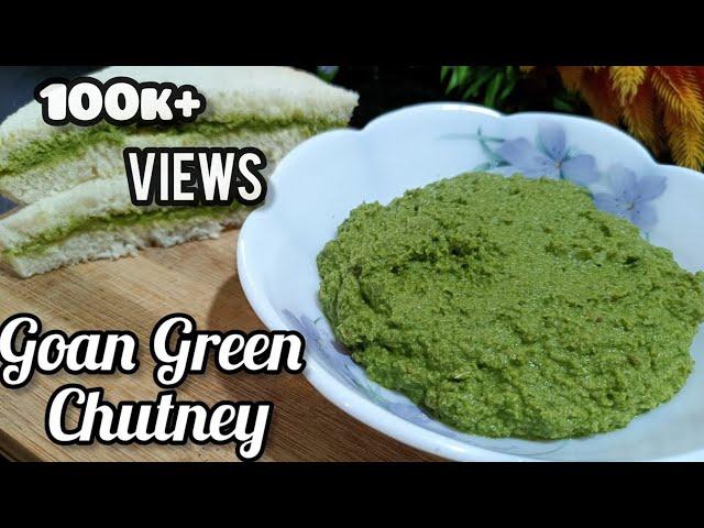 Goan Green Chutney | How to make chutney | Sandwich recipe | Tiffin recipe |