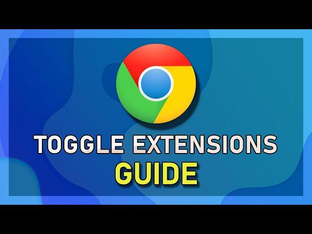 Chrome - How to Enable / Disable Extensions in Incognito