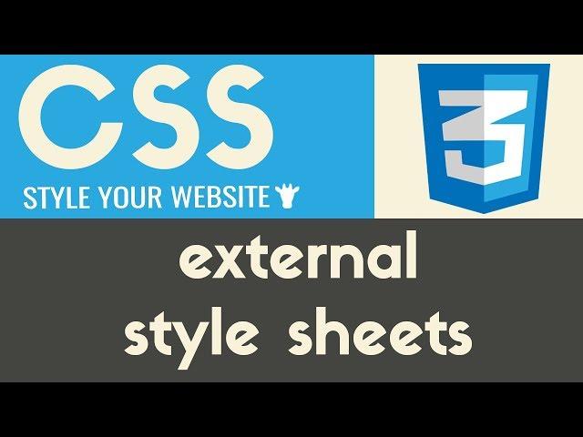 External Style Sheets | CSS | Tutorial 10